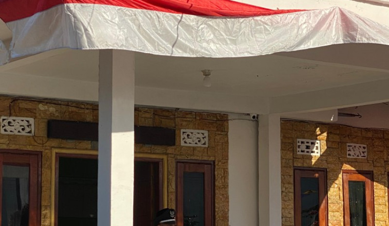 Upacara peringaan hut kemerdekaan republik indonesia