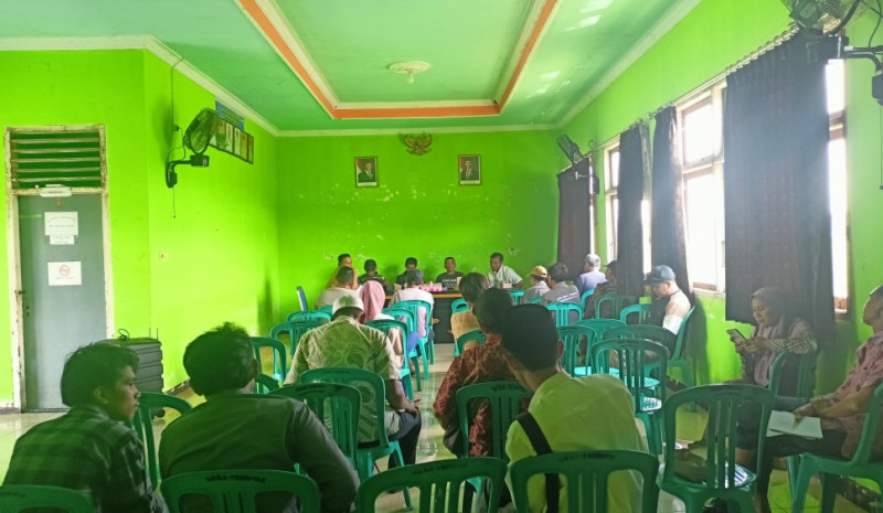 Musyawarah pra pembentukan koperasi desa merah putih