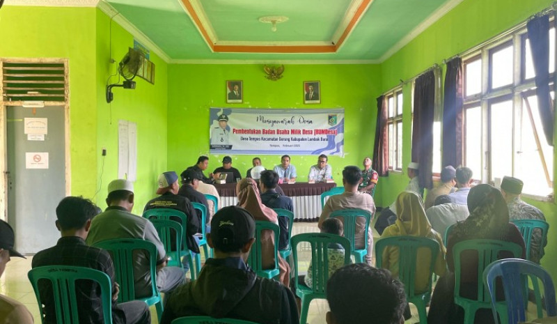 Musyawarah desa pembentukan pengurus BUM DESa